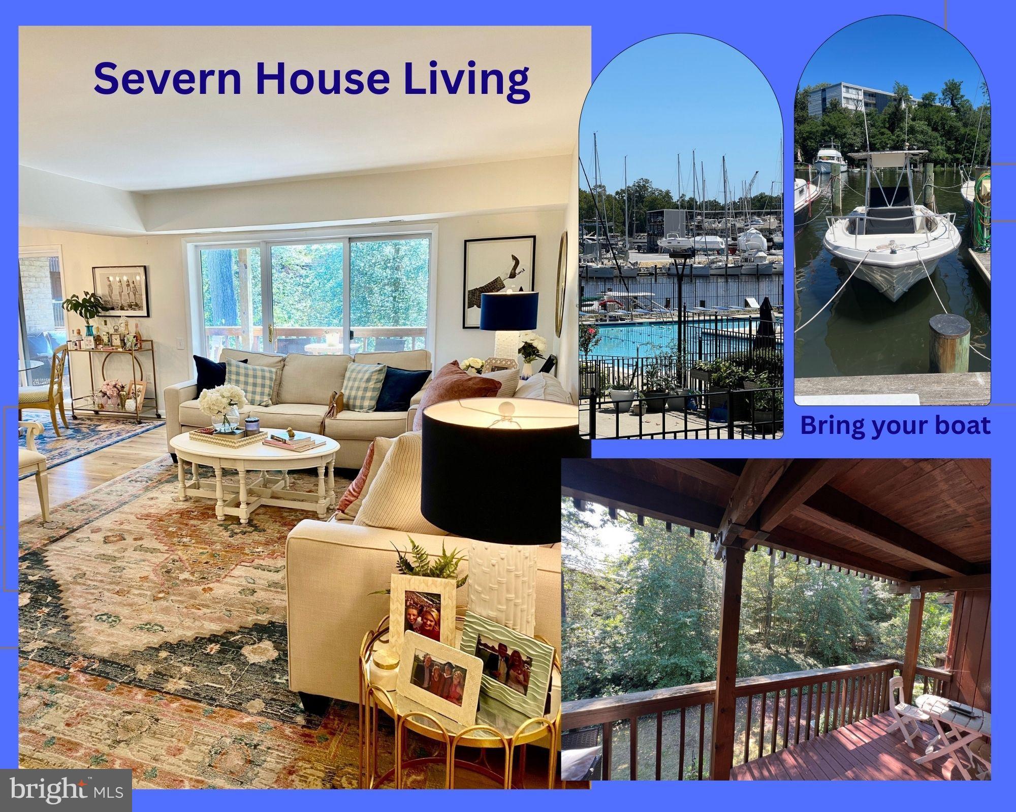 Tucked into one of Annapolis' best water-access condo communities, 794C Fairview Avenue offers the ideal blend of waterfront lifestyle and low-maintenance living. This impeccably kept one-bedroom, one-bath condo comes with a deeded 30-foot boat slip on the sought-after Back Creek—included in the condo fee and ready for your next adventure. The slip features a finger pier, making it easy to board and disembark. Not planning to boat? The slip can also be sold to a neighboring homeowner.
Inside, the home is clean, bright, and move-in ready, with a full-size private deck that backs to trees—offering peace, privacy, and a daily dose of nature.
The Severn House community brings even more to the table: a waterfront pool, kayak and paddleboard storage, easy access to Back Creek, and beautifully maintained grounds. And because the condo fee covers everything from groundskeeping to building insurance, this home really is maintenance-free.
Enjoy a relaxed walk or bike ride to Eastport and all that downtown Annapolis has to offer—this is waterfront living without the hassle. Welcome to the Good Life!