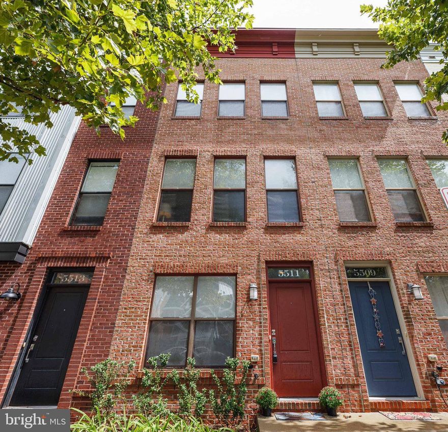 Price Improvement! Welcome Home to this amazing property in the Arts District Hyattsville! This home features 3 bedrooms, 2 .5 bathrooms, hardwood floors, second floor deck off the kitchen, rooftop deck and one car rear loading garage. WOW - this one has it all! The entry level features tile flooring and an office / zoom room / flex space, large closet and garage entry. The garage has shelving for additional storage space. The main level is ideal for entertaining with open concept living room, dining room, kitchen and powder room. The kitchen features granite counter tops with a breakfast bar, ample cabinet/storage space and a rarely available and highly sought after, second floor deck which is great for grilling and entertaining! The upper level features two great size bedrooms with new carpet, generous closet space, full bathroom in the hallway with double sink vanity and laundry. The top floor features the primary bedroom with new carpet, a huge walk in closet, full bathroom with double sink vanity, walk in shower and access to the rooftop deck. The rooftop deck has amazing views of the sunset. The home has been freshly painted and is move in ready. The existing window treatments and deck furniture convey with the property. The community amenities include the historic Lustine Center which was a former car dealership that was renovated and repurposed in 2007 as part of the EYA development of the community -it now serves as the Arts District Hyattsville community center. The Lustine Center has a lounge, a playroom, a boardroom and the fitness center which was updated in 2018. The community has two playgrounds, a picnic area, access to the trolley trail and a large field. The Arts District Hyattsville Shuttle operates Monday-Friday during morning and afternoon rush hours. It runs a circuit between the community and Prince George's Plaza Metro (Green Line). The community is situated within 2 miles of College Park Metro Station, Prince George's Plaza Metro Station and West Hyattsville Metro Station. Route 1, Route 50 and Route 295 are a short drive away. Several local restaurants are within walking distance - Busboys & Poets, Franklins Brewery, Elevation Burger, Tara Thai, Chipotle, Vigilante Coffee and the list goes on! YES! Organic Market is located just a couple blocks away with Whole Foods, Safeway, Aldi and Giant as well as The Mall at Prince George's are all less than two miles away. One year home warranty provided. Schedule your tour today!