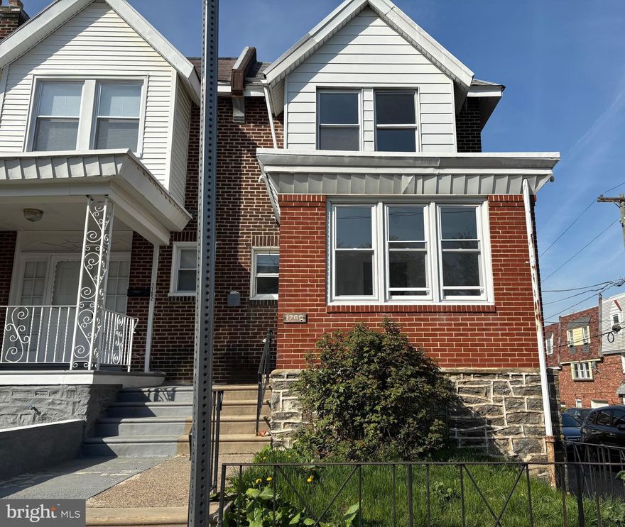 Whether you are looking for a new investment opportunity or a new home to settle into, this corner row is for you. As you walk through the front door, you enter into a bright enclosed sun porch, large living room leading into formal dining room and kitchen. There is a fully finished basement which can be used as an office, playroom or additional living space. The second floor features three bedrooms and a full bath. There is also an attached one car garage with driveway in the rear. The home has been freshly painted and new laminate flooring installed throughout.