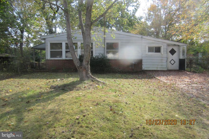 This property is being sold As-Is and the seller will not make any repairs and no repairs can be done until after settlement. All offers are to be submitted through www.HUDHomeStore.com using FHA case number 241-885888. Investor offers to be considered after 15 days on the market. Any buyers entering the property without an agent will be prosecuted for trespassing. The property needs work along with a new roof. Close to shopping center, schools and beltway.