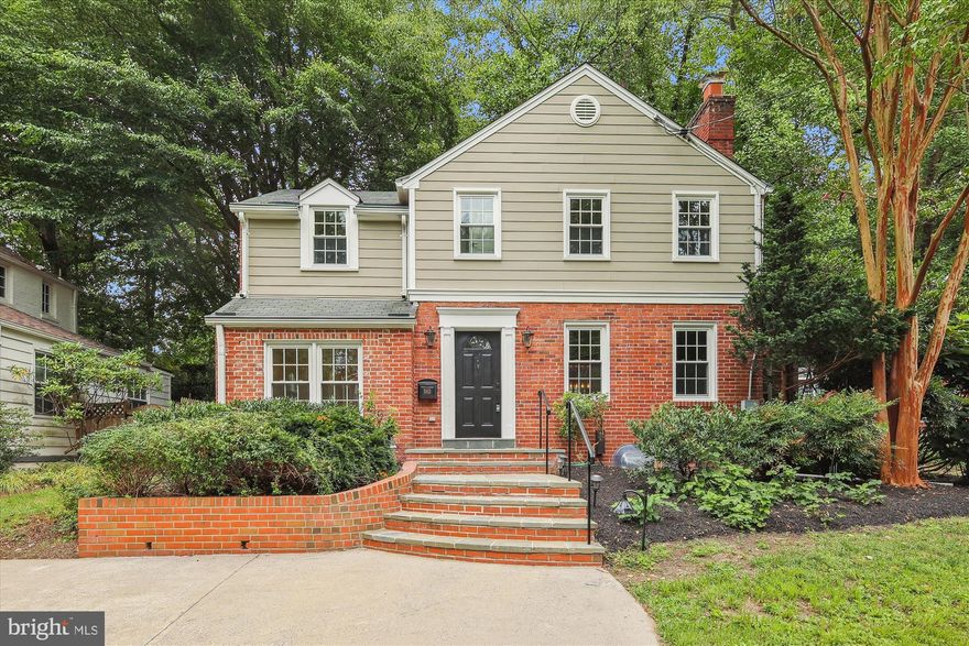 Location, Location, Location! This updated classic colonial is located in the desirable Wood Acres Community.  Many updates throughout including the beautifully finished hardwood floors. The main level features a spacious formal living room,  a separate formal dining room  and an updated and modern Galley Kitchen, with quartz countertops, elegant backsplash and stainless steel appliances.  The kitchen is surrounded by a large breakfast room/sunroom, perfect for entertaining.  As you walk through, there is also a cozy family room and an office that can also be your fourth bedroom. The upper level offers three bedrooms and two updated full bathrooms.   This beautiful home is filled with light and so much character, located on a quiet, tree-lined street,  with close proximity to downtown Bethesda, Capital Crescent Trail, Friendship Heights and DC.
Wood Acres is widely known as an enjoyable and warm  community, the charm and character are evident as you drive through the neighborhood. It is also unique as the original homes cannot be torn down.