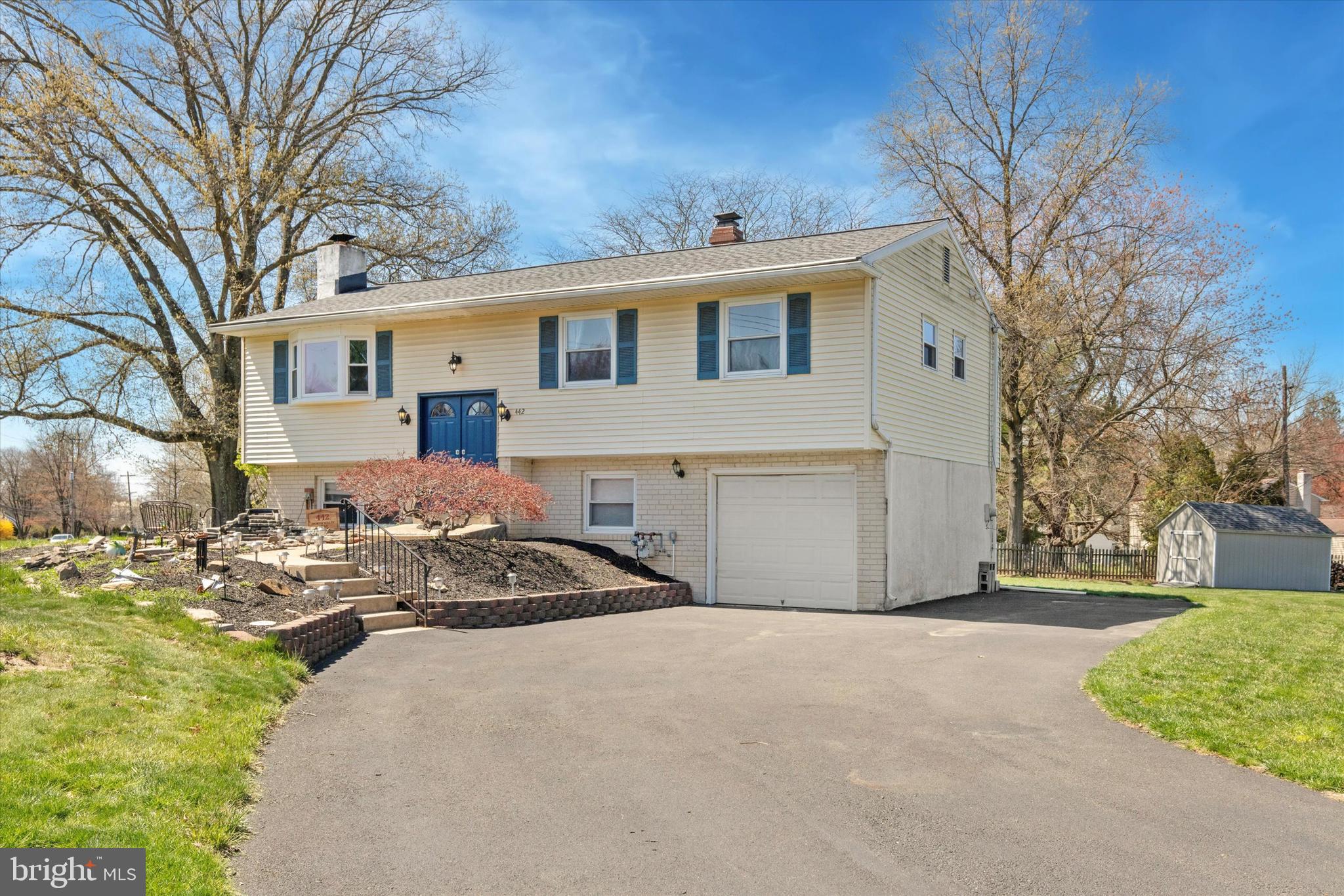 Welcome to this beautifully renovated 3BR, 2.5BA home on a serene half-acre in the North Penn School District. From the moment you arrive, the front yard koi pond and fresh landscaping set a tone of elegance and tranquility.
Inside, you’ll find a bright, open layout with high-end finishes throughout. The gourmet kitchen features granite countertops, 42” soft-close cabinets, stainless steel appliances, and under-cabinet lighting—perfect for both everyday living and entertaining.
Upstairs offers a spacious primary suite with a private bath, plus two additional bedrooms and a stylish hall bath. The finished lower level includes a cozy family room with a wood-burning fireplace, powder room, and flexible office or guest space—ideal for multigenerational living or working from home.
Enjoy the outdoors with a custom fire pit, storage shed, and plenty of space to relax, play, or entertain in the private backyard.
With a new roof, bay window, updated windows, and brand new central A/C, this home is truly move-in ready.
Elegant, functional, and full of charm—come see it for yourself.
