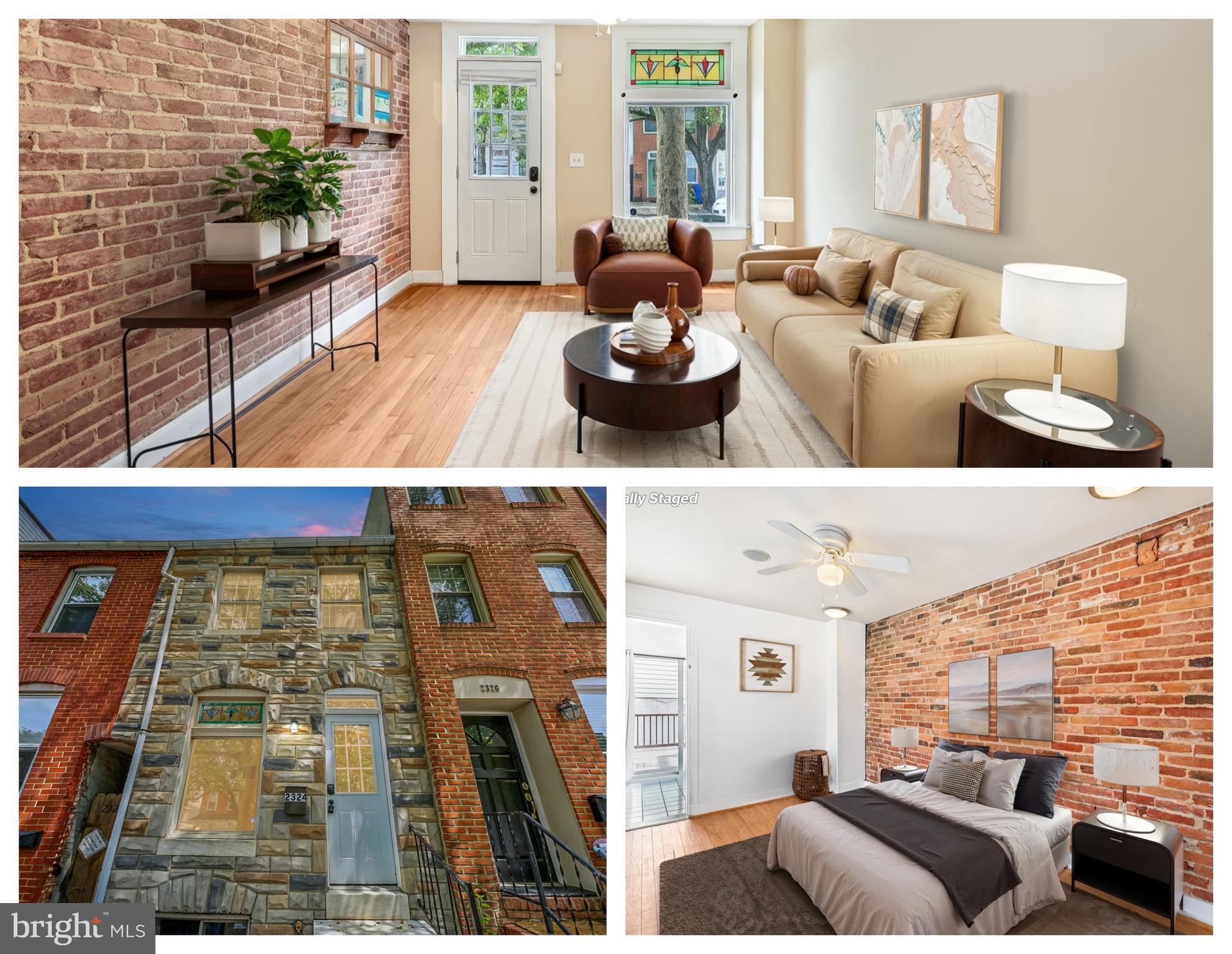 Step into style with this inviting townhome featuring a distinctive interior brick wall and low-maintenance flooring throughout the main level. The open layout flows seamlessly from the living room to the dining area and into a modern kitchen complete with a center island and stainless steel appliances. A convenient half bath rounds out the main floor.
Upstairs, you'll find two generously sized bedrooms and a full bath, perfect for comfort and privacy. The unfinished basement offers a blank canvas—ready for your personal touch, whether it's extra living space, a home gym, or storage. Don’t miss your chance. Schedule a tour today!