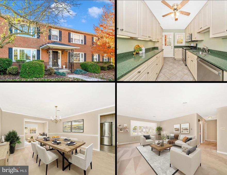 Beautiful, spacious, and perfectly positioned backing to Waterford Park, this bright and inviting home offers one of the most desirable settings in a condominium community. Step inside to find freshly painted rooms, large windows that fill the space with natural light, and a thoughtful layout that lives large and comfortably.
Unlike most condominiums, this home features a full-size living room, a separate formal dining room, and a bonus den or sunroom—ideal for relaxing, reading, or entertaining guests. The updated kitchen shines with 42-inch cabinets, granite countertops, stainless steel appliances, and was designed to maximize the storage and workspace. A door from the kitchen opens to a private balcony with peaceful views of Waterford Park.
The primary bedroom suite offers a full wall of closet space and a private full bath, while the second bedroom is also generously sized and enjoys access to a second full bath in the hallway.
Additional features include a private storage or hobby room on the ground level and an oversized one-car garage—a rare find in this type of community.
Located just minutes from major commuter routes, shopping, and dining, this home also connects directly to the shared-use path through Waterford Park, leading all the way to downtown Frederick.
Enjoy a low-maintenance lifestyle in a friendly, well-maintained 55+ community, surrounded by nature and convenience.