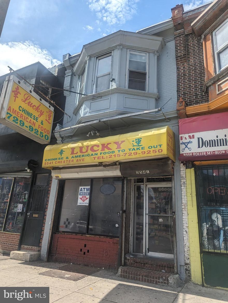 Opportunity to own a take out restaurant plus a apartment.  Start your own business on a commercial strip. Existing Chinese Take out restaurant with a 2/3 bedroom apartment upstairs.  Property does need some updating but solid investment. Most of the equipment will be part of the sale.