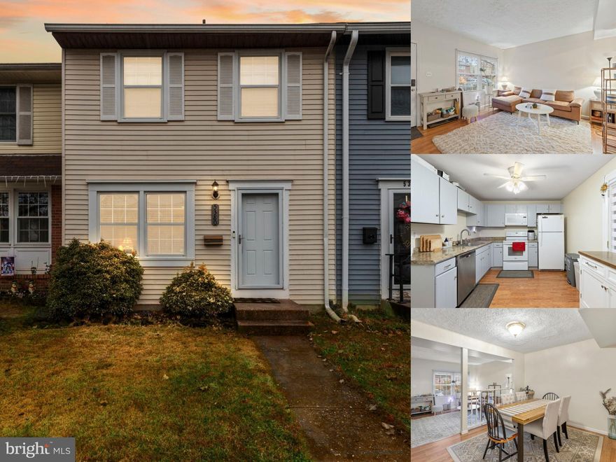 Welcome to 5380 King Arthur Circle — a charming three-level Colonial townhome nestled in the Kings Court community of Rosedale. Step inside to a bright and welcoming main level featuring a comfortable living room with laminate, a raised dining area, and an eat-in kitchen with table space that opens to the rear deck — perfect for enjoying morning coffee or evening sunsets. Upstairs, the primary bedroom offers a walk-in closet, while two additional bedrooms share a full bath with ceramic tile and a tub-shower combination. All bedrooms are carpeted, creating a warm and cohesive feel throughout the upper level. The lower level adds even more versatility with a cozy recreation room, a convenient half bath, and an unfinished utility and laundry area ready for your finishing touch. A rear deck and paved community parking complete the setting. Thoughtfully cared for and ready for its next chapter, this townhome offers comfort, space, and a location close to everyday conveniences, local parks, and commuter routes.