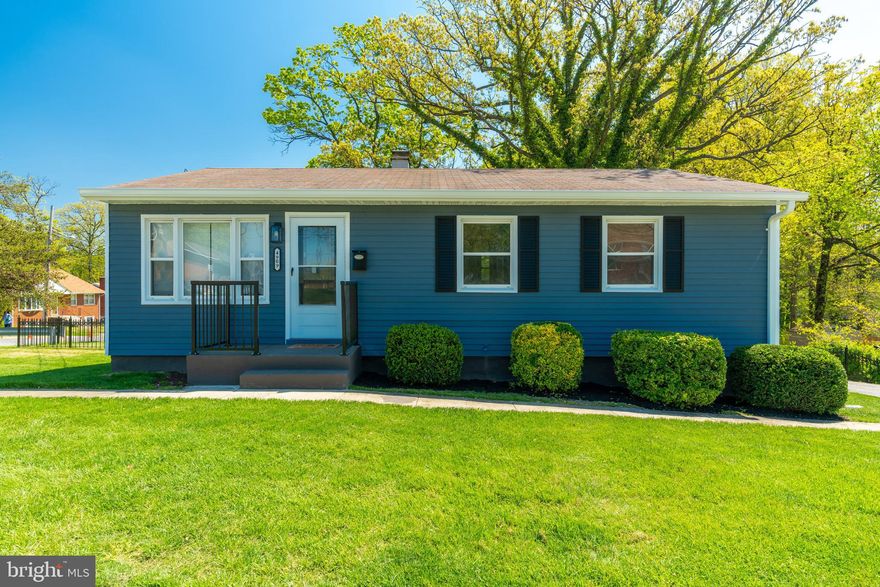 Beautifully renovated single family home, with quality material and workmanship. home features, beautiful hard wood floors on main level including the 3 bedrooms, renovated kitchen with granite countertops and stainless  steel appliances.  Bathroom on the main level is totally renovated.  New doors through the house with new hinges and door knob. Fully finished lower level with walkup basement through the kitchen, egress windows in the basement are large bringing a lot of light,  a full renovated bath in the basement and Basement floor has beautiful tiles.  The back yard is beautiful and flat and fenced.