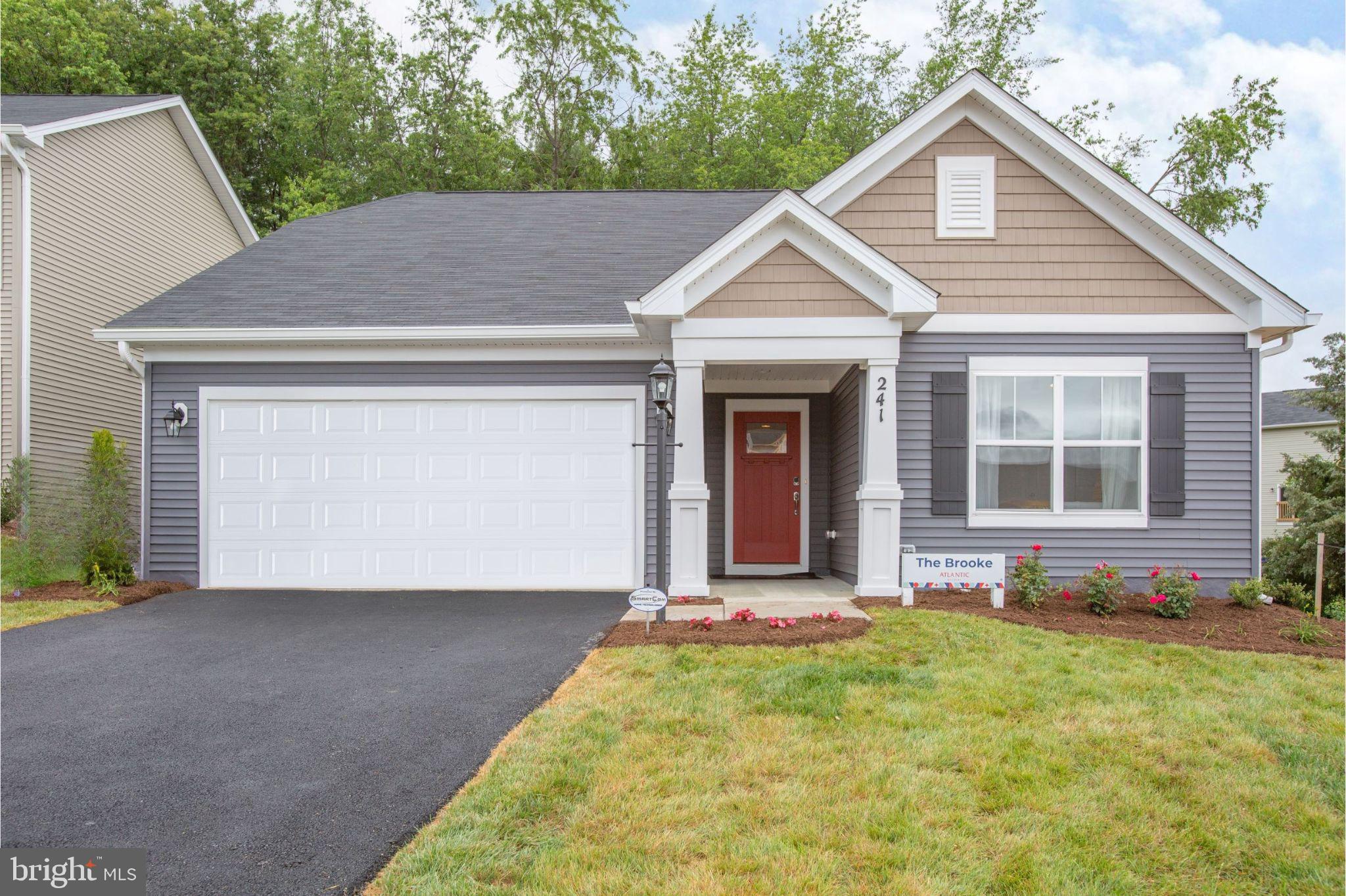 New Homes on Gorgeous 2-5 Acre Homesites.
TO BE BUILT New Construction by Atlantic Builders .
SELLING FROM OFFSITE SALES OFFICE - SEE DIRECTIONS FOR DETAILS
Nestled near the town of Mineral, Carlie's Run is perfectly located, offering easy access to Fredericksburg, Richmond, and Charlottesville, all within equal distance. It’s also close to the town of Louisa, which provides even more local amenities such as shopping and dining options. For outdoor enthusiasts, this community is just minutes away from the stunning Lake Anna
The Brooke features an open living space with the kitchen overlooking the great room and dining room. With the owner's suite on the main level, as well as two additional bedrooms and a full bath, this home provides convenient living space for the whole family. The mudroom off of the garage includes the laundry room. The optional basement can be finished with a Rec Room, Den, and Full Bath.