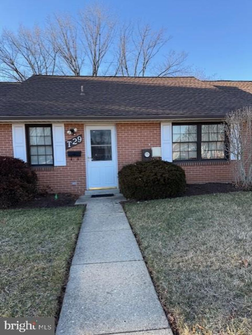 Welcome to the Somerset Park 55+ Community! One of the best-kept secrets in Bowie! The Townhouse unit is located on the circular drive, next to a park. The home is light and welcoming. There are 2   bedrooms, 1 full bath with a tub/shower, a 1/2 bath,  updated kitchen, dining and living room, recessed lighting, fans, newer windows, and flooring. There is plenty of closet space. The washer and dryer area is enclosed. The patio off the living room is the perfect spot to have your morning coffee while enjoying the beauty of the green area.  The storage room is off the patio. There is one assigned parking space near the home. The community room in the front building is open for residents to gather and/or reserve for private activities.  The home is being sold "As Is". You will enjoy the comfort of living in this walkable, friendly, clean, active, and affordable community. The Bowie Senior bus is available for residents to schedule rides to shopping areas, appointments, the popular Bowie Senior Center, and other destinations.