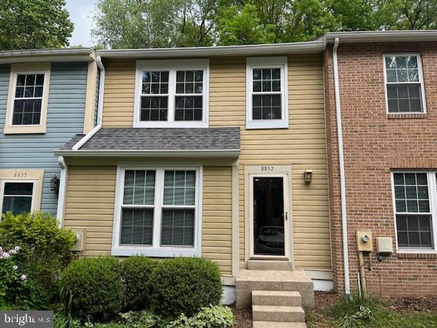 Welcome to Stonebrook Community, one of Columbia's premier communities, convenient to I-95, 29 and 32.
8857 is located in the Pit, the quiet cul-de-sac in the community, The home has been meticulously kept and updated. It has hardwood floor, new range, nice kitchen floor, new carpet, and fresh paint. The roof is new in 2021, so is the updated deck. The upper floor features fresh carpeting and paint throughout. It has 3 bedrooms and 2 full baths there. The lower level has a big recreation area with wood burning fireplace. It also has a cozy bonus room for your office or study. It is a walk-out basement facing trees and listening birds singing. The house has assigned parking space 260 and there are plenty of open spaces. Home warranty not to exceed $600.00 at Buyer's choice provided by Seller at settlement. Schedule your private tour today.