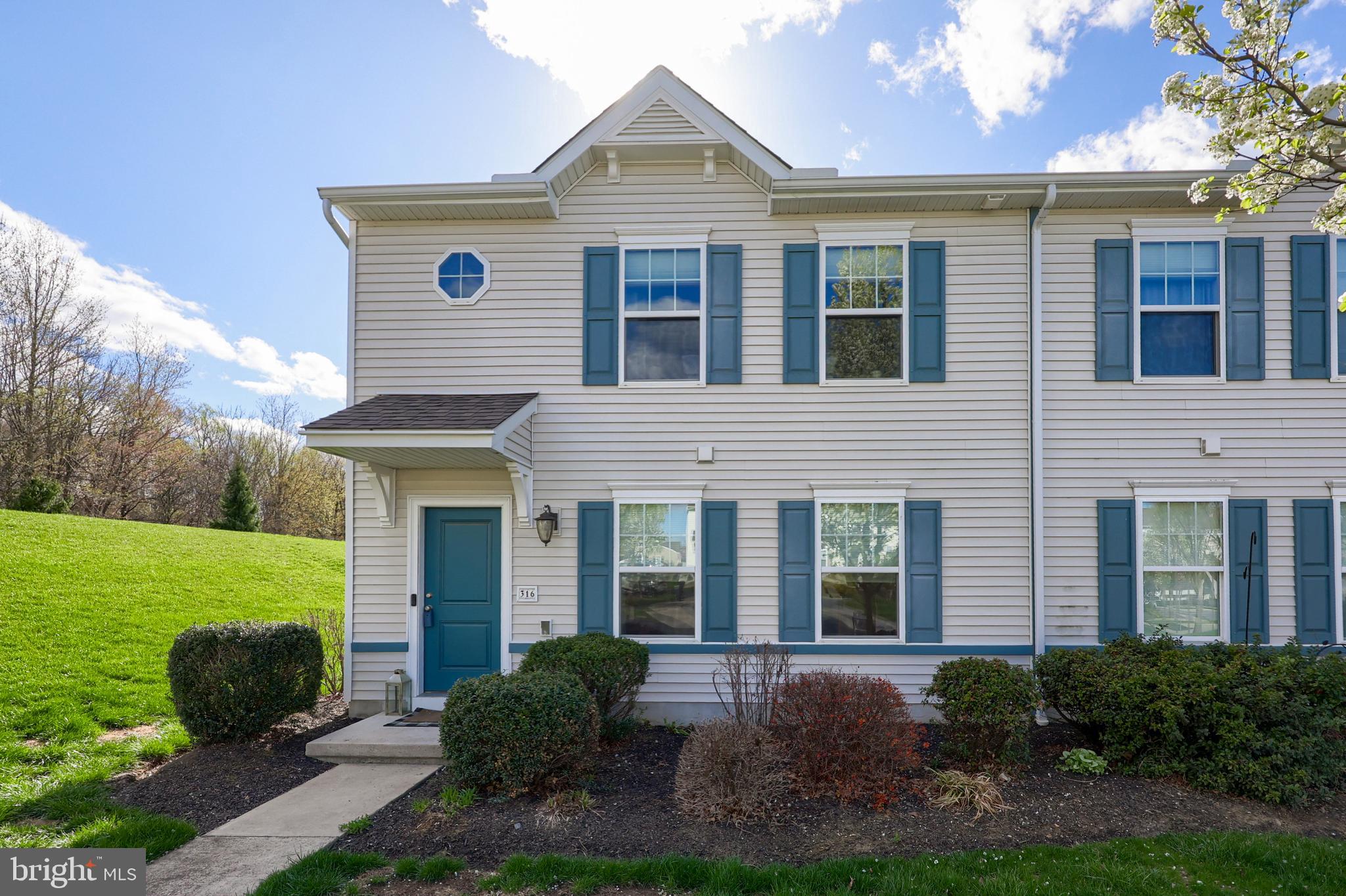 Nestled in the popular Summerfield development in Penn Manor Schools! Enjoy the countryside surroundings and fresh air views from the large deck sipping that morning coffee or hosting family summer BBQ's. The home boasts a large gathering open concept floor plan family room, with newer LVP flooring throughout. 2 primary bedrooms, 2 full baths, and a rear entry 2 car integrated garage. This energy efficient end unit includes cool central air, electric heat pump, and double pane energy efficient windows. This home makes a perfect starter, investment, and also perfect for multi-generation living, with a first floor bedroom suite and a second floor primary bedroom. Perfectly located right outside of the Willow Street area, just a hop and a skip to groceries, shopping, healthcare, and entertainment. Low maintenance living as the HOA cares for all the lawn maint, snow removal, mulching, ect. Don't miss out on this gorgeous home. Set up your private showing today!