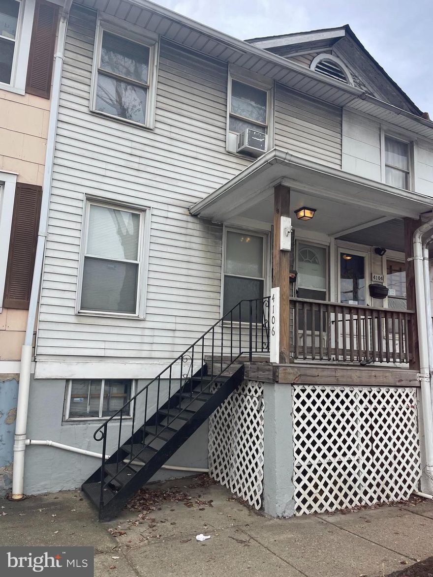 Looking to move into Curtis Bay where there is a lot of development going on?   Well here is your chance.   This 2 bedroom/2 Bathroom townhouse needs a little TLC.    No FHA or VA loans will probably pass without a 203K loan.    Property sold "as-is" and available immediately.
