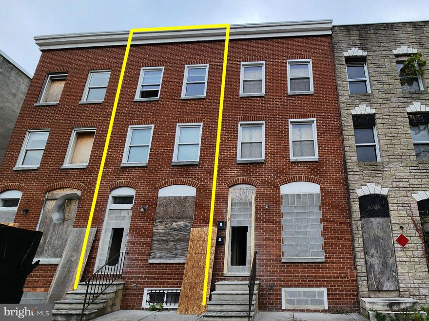 ONLINE AUCTION: Bidding begins 12/12/2025 @ 10:00 AM. Bidding ends 12/16/2025 @ 11:50 AM. List Price is Suggested Opening Bid. 3 Story Townhouse located in the Sandtown-Winchester area of Baltimore City. Property may be set up as two units. Residents can enjoy the nearby attractions such as Upton Metro Station, Lexington Market, & University of Maryland Medical Center Midtown Campus. Property is believed to be Vacant. Easy Access to Major Traffic Artery Edmondson Ave.  Deposit: $5,000.