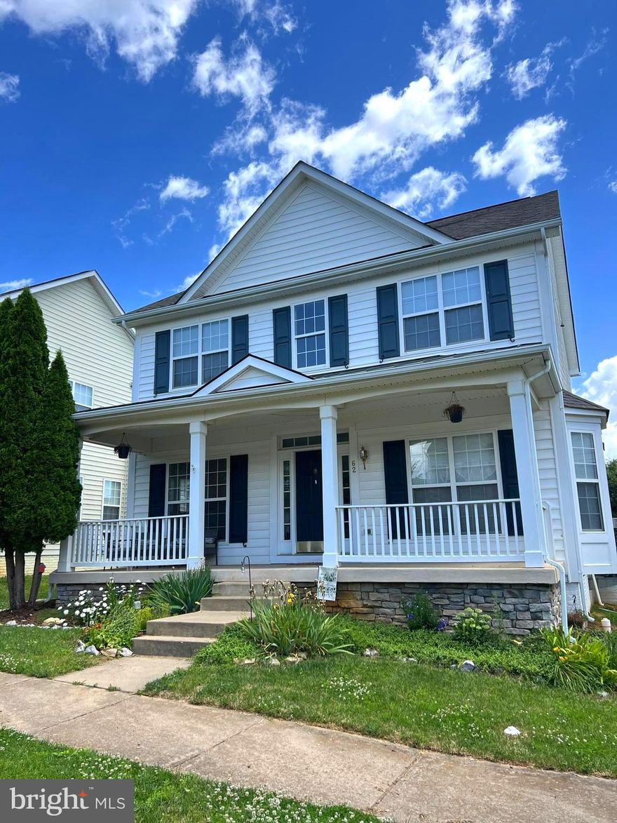 HUGE Price reduction, rare find in this neighborhood!  Nice colonial in sought after community of Huntfield, ready for new owners!  Detached garage, plenty of parking on the main street in front, nice front porch and unfinished basement. This home has a wonderful layout with walk in closets, large bathrooms and lots of cabinet space. Nice back yard with plenty of space for gardening or kids to play. Contract fell through at no fault of the house.  House being sold "as is", no repairs to be made at this price.