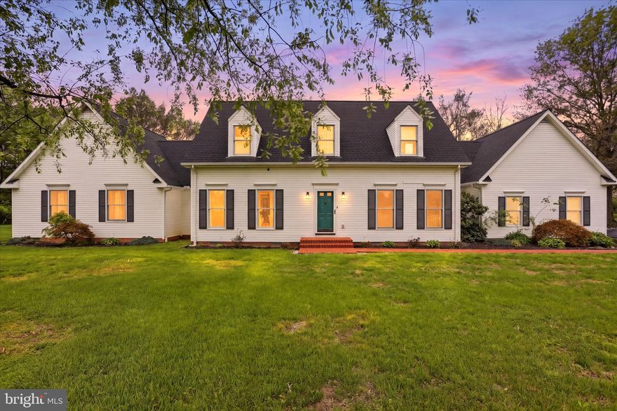 Nestled in the serene Shepherd West community, this exquisite Cape Cod residence offers a harmonious blend of luxury and comfort. Spanning 2.15 acres, the property is enveloped by lush landscaping and mature trees, creating a private oasis that feels both expansive and intimate. Step inside to discover a thoughtfully designed interior featuring rich hardwood floors and elegant crown moldings that exude sophistication. The heart of the home is a spacious kitchen, complete with an island and eat-in area, perfect for culinary enthusiasts and gatherings alike. The family room, seamlessly connected to the kitchen, invites warmth and togetherness, while the formal dining room sets the stage for memorable dinners. Retreat to the primary suite, where a walk-in closet and a spa-like bathroom with a soaking tub await, offering a tranquil escape. Additional features include recessed lighting, chair railings, and a dedicated office space, catering to both relaxation and productivity. Outside, the fenced-in, in-ground pool beckons for summer days spent lounging in the sun, while the patio provides an ideal setting for al fresco dining. The property's level lot, with its secluded rear yard, offers a peaceful backdrop for enjoying the garden views and the sounds of nature. With an attached side-entry garage and a paved driveway, convenience is at your fingertips. This home is not just a residence; it's a lifestyle, inviting you to experience the perfect blend of luxury and comfort in a picturesque setting.