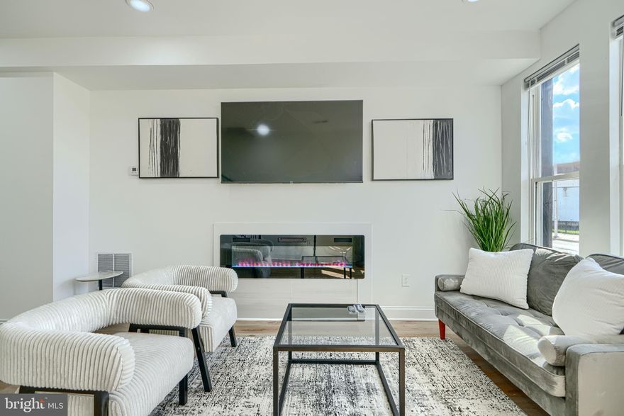 Welcome to this beautifully renovated 3-bedroom, 2.5-bath row home in the heart of Broadway East! Every detail has been thoughtfully updated, offering modern living with timeless charm. Step inside to an open-concept main level featuring new flooring, recessed lighting, and a stunning chef’s kitchen with stainless steel appliances, quartz countertops, and ample cabinet space. 
Upstairs, you’ll find spacious bedrooms filled with natural light and stylishly updated baths. The fully finished basement provides the perfect space for a family room, home office, or guest suite. Outside, enjoy your private rear yard—ideal for entertaining or relaxing.
This home qualifies for Baltimore City First Time Home Buyer Incentive Programs. Buyer to verify ground rent
Conveniently located near Johns Hopkins, Downtown Baltimore, and major commuter routes, this home is truly move-in ready. Don’t miss the chance to own a like-new property in this growing neighborhood!