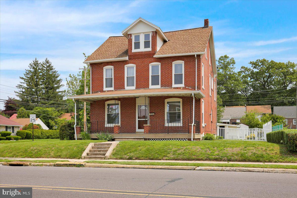 Charming 2-Story Red Brick Home – Prime Temple Location!!
Step into timeless character with this beautiful red brick home built in 1920, ideally located along the Temple Halloween Parade route — enjoy the festivities right from your inviting front porch!
Inside, the main floor offers a spacious living room, dining room, a cozy family room, and an updated kitchen perfect for everyday living and entertaining. Upstairs, you’ll find four comfortable bedrooms, a full bathroom, and a walk-in closet for added convenience. Stairway to upstairs unfinished attic area, great for additional storage area. Out back, unwind on the covered concrete patio overlooking a fenced yard — ideal for relaxing or hosting summer get-togethers. A rare find, the property also features a 3-car detached garage plus 1 off-street parking space.Enjoy the ease of being close to shopping and within walking distance to Muhlenberg Schools. Don’t miss this unique opportunity to own a piece of Temple charm!
**This property is contingent on the sellers finding a home of their choice.