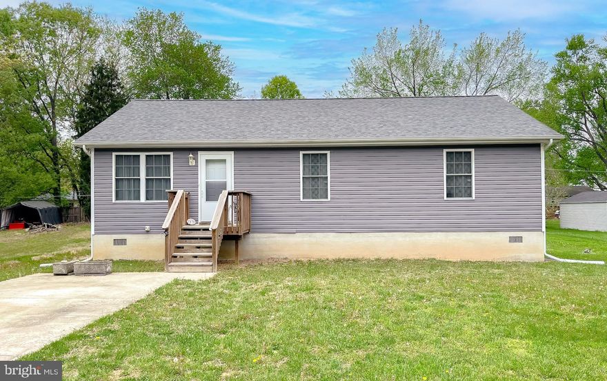 NOTE WHEN USING FOR COMP PURPOSES- BUYERS SIDE WAIVED. A MUST SEE HOME!!! BUILT IN 2017 - WONDERFUL RAMBLER - ONE LEVEL LIVING - HUGE COUNTRY KITCHEN - PLENTY OF SPACE FOR THE ENTIRE FAMILY - REAR DOOR TO ENORMOUS BACKYARD - FORMAL LIVING ROOM - WASHER AND DRYER TO CONVEY - 3 GREAT SIZE BEDROOMS - PRIMARY BEDROOM WITH PRIVATE BATH - HUGE FULL HALL BATH - INDOOR FIRE SPRINKLER SYSTEM - FRONT AND REAR ENTRY PORCH - ENORMOUS 20' SHED WITH RAMP - SEPTIC SYSTEM INSTALLED IN 2017 - STAND UP CRAWL SPACE WITH BACK-UP BATTERY SYSTEM AND SUMP PUMP - EXCELLENT FOR EXTRA STORAGE - NO HOMEOWNERS ASSOCIATION - GREAT LOCATION FOR COMMUTING TO LA PLATA/ROUTE 301 AND SAINT MARY'S COUNTY - DON'T MISS THIS WONDERFUL OPPORTUNITY TO BUY AT AN AFFORDABLE PRICE!!!! EXCISE TAX BUILT INTO TAXES -