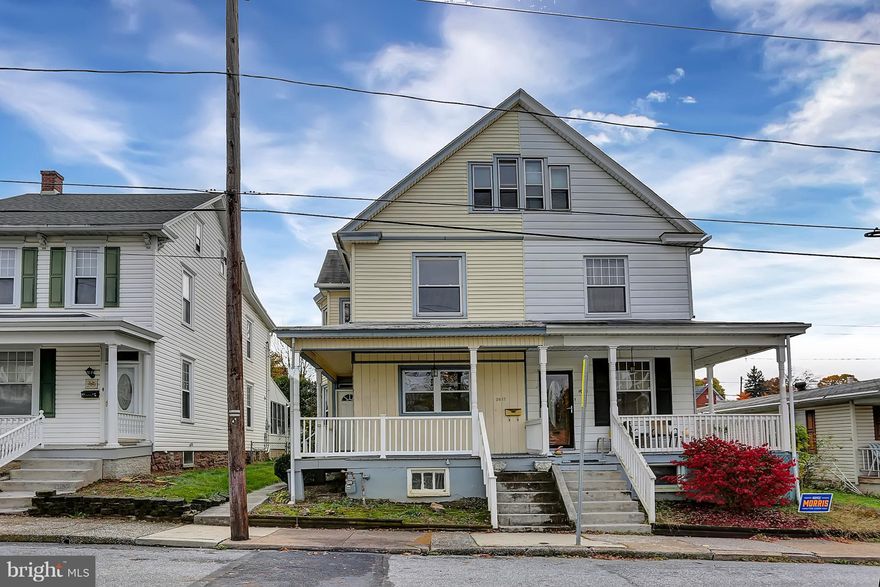 Check out this 3 bedroom 1 bathroom home. Be greeted by the dining room when walking in the door. The choose to relax in the living room or prepare a meal in the eat in kitchen. Upstairs there are 3 bedrooms all with original hardwood floors and a full bath. Storage is no issue with the full walk up attic and  the full basement. Come make this your house today!