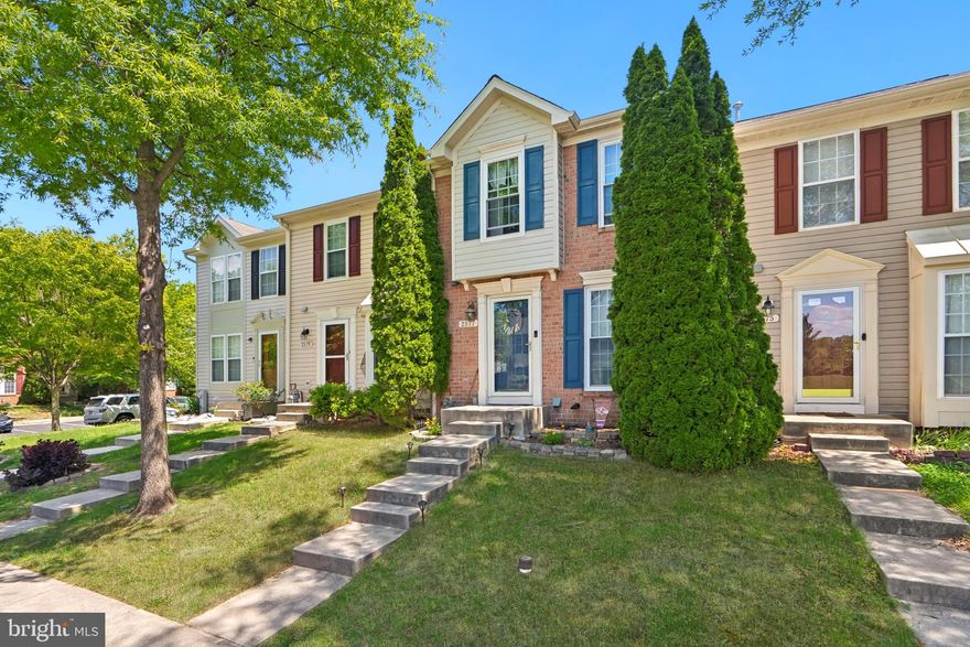 Bright, spacious, and very well maintained townhome in highly desirable Seven Oaks community. Upstairs, find two generous bedrooms and a full bath, with one more bedroom and full bath in the finished basement. The home has beautiful real hardwood floors throughout and an open concept main level that flows seamlessly from living room to kitchen to dining area. Outside is a terrific paver patio, perfect for grilling or sitting around a fire pit with friends. Seven Oaks is a terrific community. It offers lots of amenities like great schools, a recreation center, walking trails, outdoor pool, and a tot lot. Walk to the MARC train station in minutes.