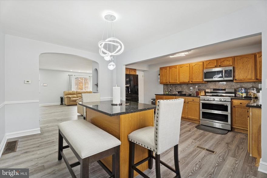 Welcome to 8259 Williams Avenue, where timeless stone architecture meets modern sophistication. This beautifully renovated 3-bed, 3-bath residence is the perfect blend of classic Philadelphia charm and contemporary elegance. Step inside to discover brand new flooring, freshly painted interiors, and a spacious open layout designed for both comfort and style.
The master suite offers a true retreat with generous closet space and a spa-inspired bath, while the fully finished basement provides the perfect bonus area for entertaining, a home office, or guest quarters. Every detail has been carefully curated to deliver a move-in-ready experience with luxury finishes throughout.  Nestled on a picturesque tree lined street, this stunning stone home stands as a rare gem in one of Philadelphia’s most desirable neighborhoods where elegance, comfort, and convenience meet.  10k towards sellers closing cost assistance is available.    1 year-home warranty with CINCH home services up to 600.00 will be provided at closing.