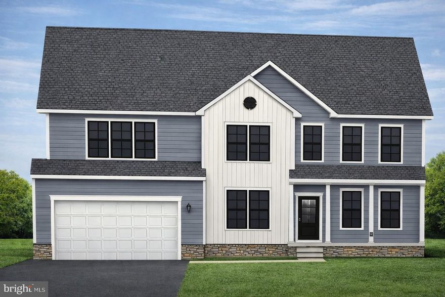 Ready-to-Build Custom Monterey with Premium Upgrades!
This beautifully designed 5-bedroom home offers thoughtful customization and upscale finishes throughout. Exterior features include striking black windows and vertical siding for modern curb appeal. Inside, enjoy 9-foot ceilings on the first floor and luxury vinyl plank flooring throughout the main living areas.

The custom kitchen is a showstopper with an oversized 8-foot island, ample drawer storage, a farmhouse sink, 42" cabinets with crown molding, upgraded granite selections, and a spacious walk-in pantry—perfect for both everyday living and entertaining.

The owner’s suite features a spa-like bath with a custom tiled shower, soaking tub, and separate vanities. Laundry has been conveniently relocated upstairs near the bedrooms. Additional highlights include an areaway from the basement and a tankless hot water heater for efficiency and comfort.

Act now to personalize your home by selecting your own color and finish options! Incentives  available with use of Builder Preferred Lender and Title Company.