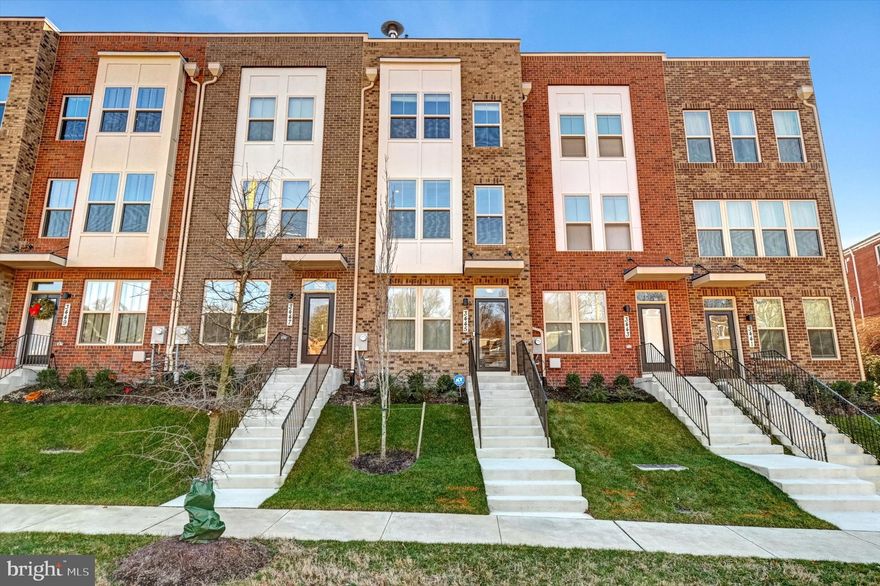 AVAILABLE IMMEDIATELY!! - GORGEOUS MOVE-IN READY 4 LEVEL TOWNHOUSE WITH ROOFTOP TERRACE CLARENDON ! This Ryan Homes Clarendon  model Townhome is where convenience meets luxury. On the lower level, a 2-Car Tandem Garage. Ascend to the main level where a gourmet kitchen creates a sense of warmth and unity. The adjoining dining and family rooms are perfect for entertaining. The third level features 2 bedrooms and 2 full baths. The lavish owner's suite features a dual vanity and a gigantic walk-in closet. This home features a rooftop terrace and a third bedroom with a full bath. Come see all that The Clarendon has to offer; all in a walkable community with easy access to the Metro; shopping and more; and only 3 miles to DC, This community does not have Hyattsville City taxes.  This home is available immediately no need to wait for a new home to be constructed.