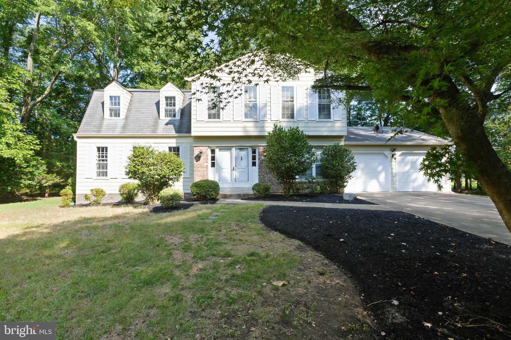 THIS IS HOME IS A MUST SEE!!! Large, well maintained 5 bedroom Colonial home in quiet cul-de-sac. Home was customized when built and comes with original floor plans/blueprints. Only two owners. Exquisite carpentry and trim details added to include coffered ceiling in formal living room, tray ceiling in the master bedroom, crown molding and custom laid exotic hardwood floor throughout entire main level. Updated kitchen w/ granite counter tops and stainless steel appliances which includes a sun room eating area, first floor office with built-in book case, and updated powder room and hall bath. Tons of closets and storage throughout to include 3 master walk-in closets along with built in cabinets in the garage and work room (off of the back of the garage). Home is in excellent condition and shows very well. Located just 2 blocks from the Potomac and backs to a private farm. Conveniently located to Andrews & Bolling AFBs, VA, DC and National Harbor.