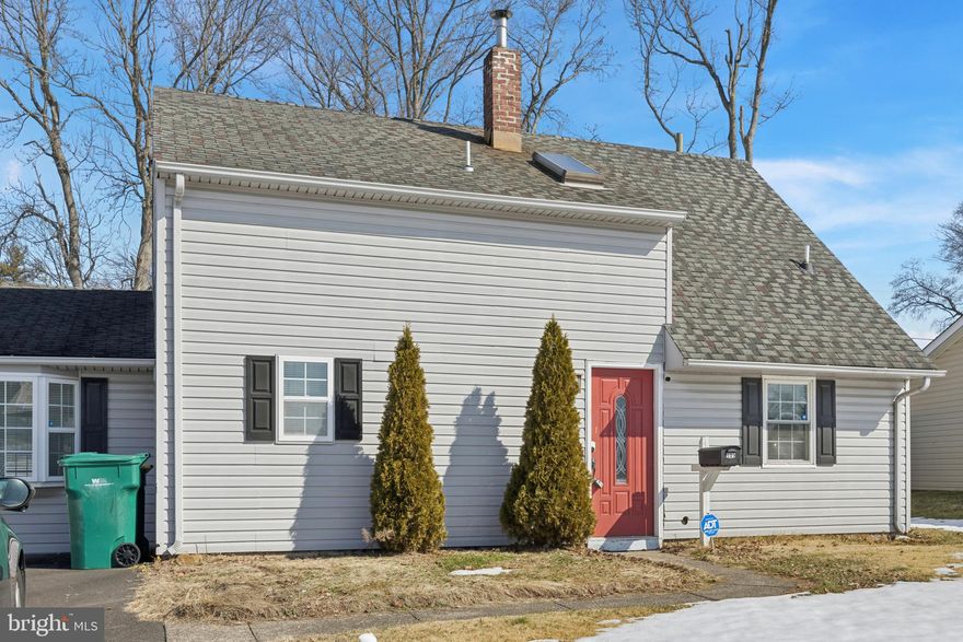 Excellent opportunity to own an attractive 3 bed, 2.5 bed home in the Indian Creek neighborhood, close to the PA Turnpike, I-95, shopping, restaurants, and nearby parks and attractions! Large, fenced in rear yard with endless possibilities and uses! Upon entering, you'll find an entryway with a half bath and large closet. A short hallway will lead you into the large living room with a sun soaked window overlooking the backyard. Overlooking the living area, you'll find a spacious kitchen with stainless steel appliances, tile backsplash and ample counter space. A formal dining area/flex space with bay window and convenient tiled mudroom area leads to the backyard through two french doors. Here you'll find a spacious, fenced-in flat yard with a storage shed and patio. A convenient first floor bedroom, modern full bathroom, and laundry complete the first floor. Up the cherry hardwood stairs, you'll find 2 well-sized bedrooms with the same attractive flooring and ample closet space. A charming full bathroom with modern tile, exposed brick and skylight completes the second floor. No HOA. Easy commuting to Philadelphia and the Turnpike. Nearby attractions have something for everyone, including community parks, Silver Lake Nature Center, Sesame Place, Shady Brook Farm, and more. Schedule your showing today!