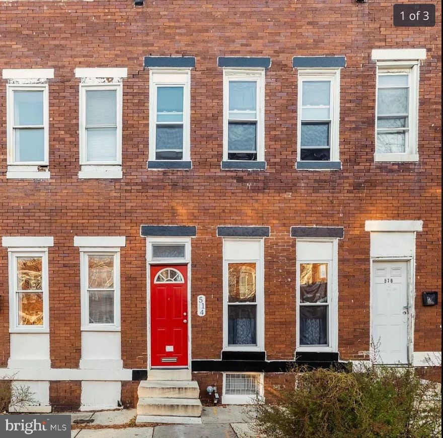 Invest authentically; this is a 3-bedroom, 2 full bathroom rental property with an above-average rent. Currently, the tenant is paying 1750 a month and bi-weekly. Also, the tenant has been fully screened and pays all utilities including water and BGE. The tenant also has positive rent history for our rent roll. With an above-average rent at 1750, your total gross rent for the year would be 21,000, and after operating expenses, 17,850. Making this potential acquisition a 12% capitalization rate.  If you have any questions, feel free to reach out to me.