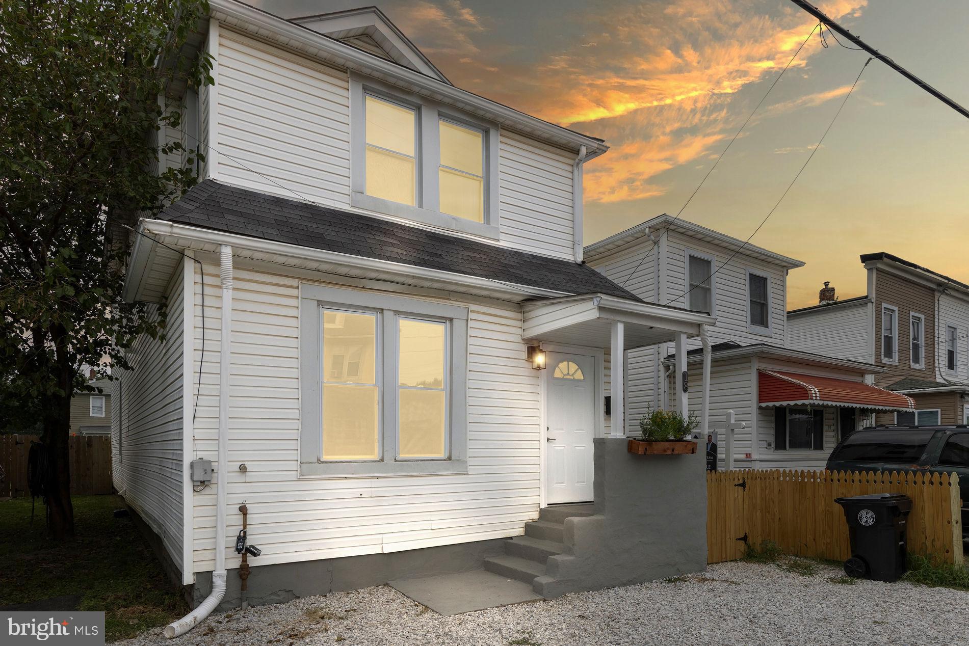 Located in the highly sought-after Carnegie neighborhood, this charming Colonial offers four generously sized bedrooms and three full bathrooms, providing ample space for everyday living. The kitchen stands out with granite countertops, a sleek stainless steel stove hood, an upgraded microwave, and the added convenience of a pot filler. The primary bedroom features a cozy electric fireplace, creating a relaxing retreat. Ceiling fans in every bedroom and 9-foot ceilings throughout contribute to a comfortable and open feel in every room. Outside, enjoy a spacious, fenced-in backyard with a 12x16 deck and a well-maintained shed—perfect for entertaining or relaxing. Off-street parking accommodates up to three cars, and there’s no HOA or ground rent to worry about.