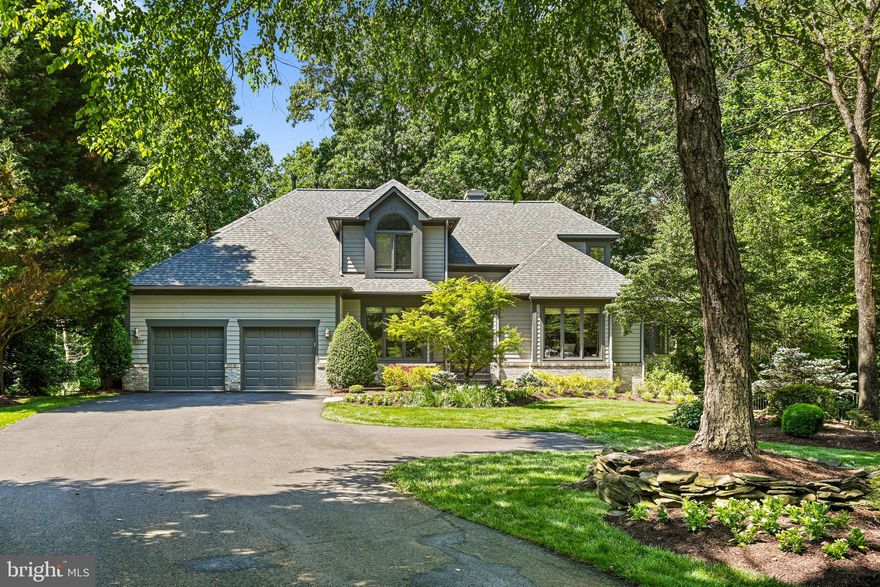 Beautiful Gulick Group PRESCOTT model located in a quiet enclave at the top of Bright Pond Lane.
Located on a 1.63 acre lot, this special property features a private heated swimming pool and backs to gorgeous, private woods. Inside, the transitional floor plan features a spacious dining room, perfect for entertaining, and a flexible room which can be used either as a library or a more formal living room. Continue into the generously sized family room with a wall of windows and featuring (just replaced) skylights, a gas fireplace and built-in display shelving. The kitchen opens to this space and is clearly designed for cooking! Preparing a gourmet meal or even a quick snack will be a treat. The circular breakfast room overlooks both the pool and a wooded view. The primary suite is located on the main level and just wait until you see the beautifully updated full bathroom! The custom walk-in closet provides plenty of space and opportunity for beautifully displayed and organized clothing. Upstairs is another fully updated full bathroom and 2 large bedrooms. There is additional loft space on this level which would make a great workout area, play area or even an opportunity to add another suite. Continuing to the lower level, you will find a family room that features a wet bar and access to the pool. There is an area off of the family room that could be used as another office, sitting area or a game area. This level features a large 4th bedroom, perfect as an in-law or au pair suite, and an updated full bathroom. There is a TON of storage space in this house! At the same time there is an opportunity to use some of this space to create something unique. Always wanted a media room or wine cellar? This is the perfect space. Maybe a dance studio or exercise room? Plenty of options here! Even with this expansive lot in a quiet community, this home belongs to the Reston Association and all of the associated amenities. Enjoy community pools, tennis courts, pickleball courts and the extensive path system that surrounds the neighborhood. This amazing location is close to Reston Town Center, North Point Village Center and Tysons Corner. Be at Dulles Airport in 10 minutes! If you have been looking for that special home, you have found it! New roof and skylights (May 2024), refinished hardwoods (May 2024), resurfaced pool and update of surrounding area (2021). Video and photos have been added.