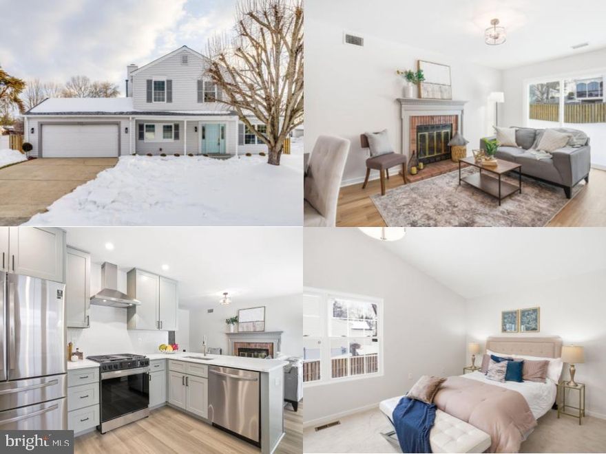 *Open Houses: 5-7 PM Thursday, February 5 | 5-7 PM Friday, February 6 | 1-3 PM Saturday, February 7 | 1-4 PM Sunday, February 8.*
Welcome home to 6519 Sara Alyce Ct., a beautifully renovated retreat that blends modern updates with warm, inviting charm—all tucked into a convenient Burke location.

From the moment you step inside, the home feels light and welcoming. The entry opens to spacious living and dining rooms highlighted by soaring vaulted ceilings and abundant natural light, creating an airy, open flow that’s perfect for both everyday living and special gatherings. The newly remodeled kitchen is a true standout, featuring custom-color cabinetry, sleek quartz countertops, and stainless steel appliances. A peninsula island provides extra seating and prep space and opens seamlessly to the cozy family room, where a fireplace adds just the right touch of comfort.

Step outside through the brand-new sliding door to a brick patio and fully fenced yard—ideal for outdoor entertaining, weekend barbecues, or playtime. The main level also includes a convenient half bath, laundry room, and easy access to the two-car garage.

Upstairs, the spacious primary bedroom offers vaulted ceilings and a peaceful place to unwind. The newly updated primary bath features a walk-in shower and modern finishes. Two additional bedrooms and an updated hall bath complete the upper level.

Perfectly located near Old Keene Mill Road and Lee Chapel Road, with quick access to the Fairfax County Parkway, commuting is a breeze. You’re also just moments from two VRE stations for stress-free travel and close to Burke Lake Park, where miles of trails, lake activities, and year-round recreation await.

Thoughtfully renovated, filled with natural light, and ideally situated—this is a home that truly feels just right.