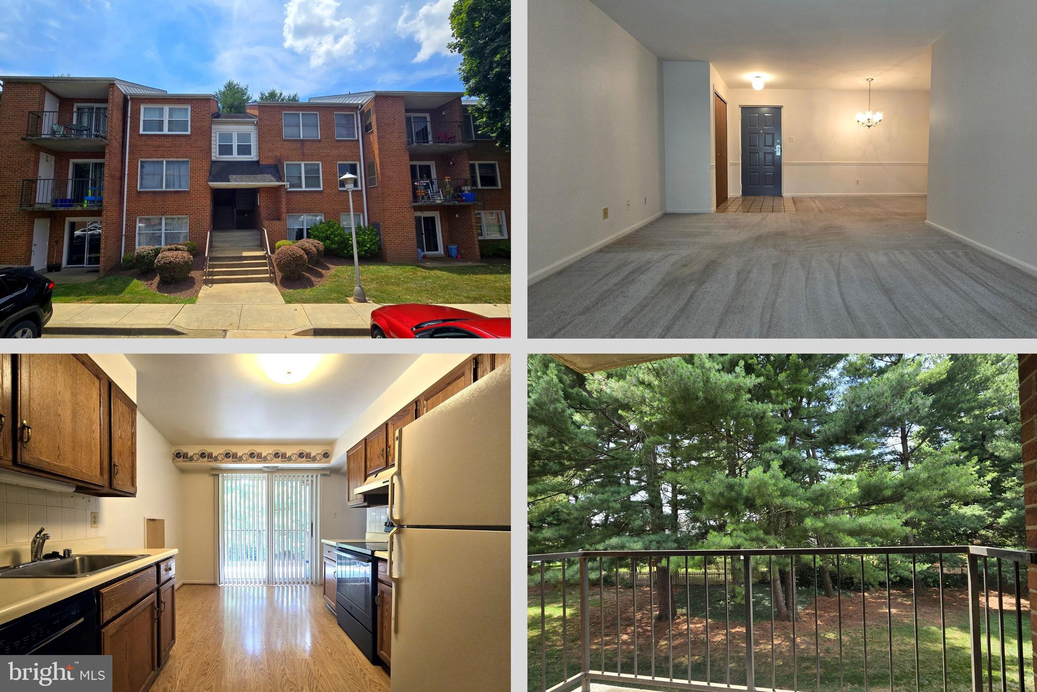 Welcome home to 400 Chapel Court Unit 215! This wonderful second floor 2 bedroom 1 1/2 bathroom condo is just waiting for you to make it your very own! The condo features a spacious living room, dining area, galley kitchen with eat-in breakfast area, primary suite with private half bath and walk-in closet, secondary bedroom, full hall bath, in-unit washer and dryer, plus a private balcony looking out to trees. The unit also comes with a private parking space located directly at the building entrance and storage unit located on the same floor. The community offers a pool, playground, and is conveniently located within walking distance to the Walkers Village Shopping Center! Don't miss your chance at this great opportunity!