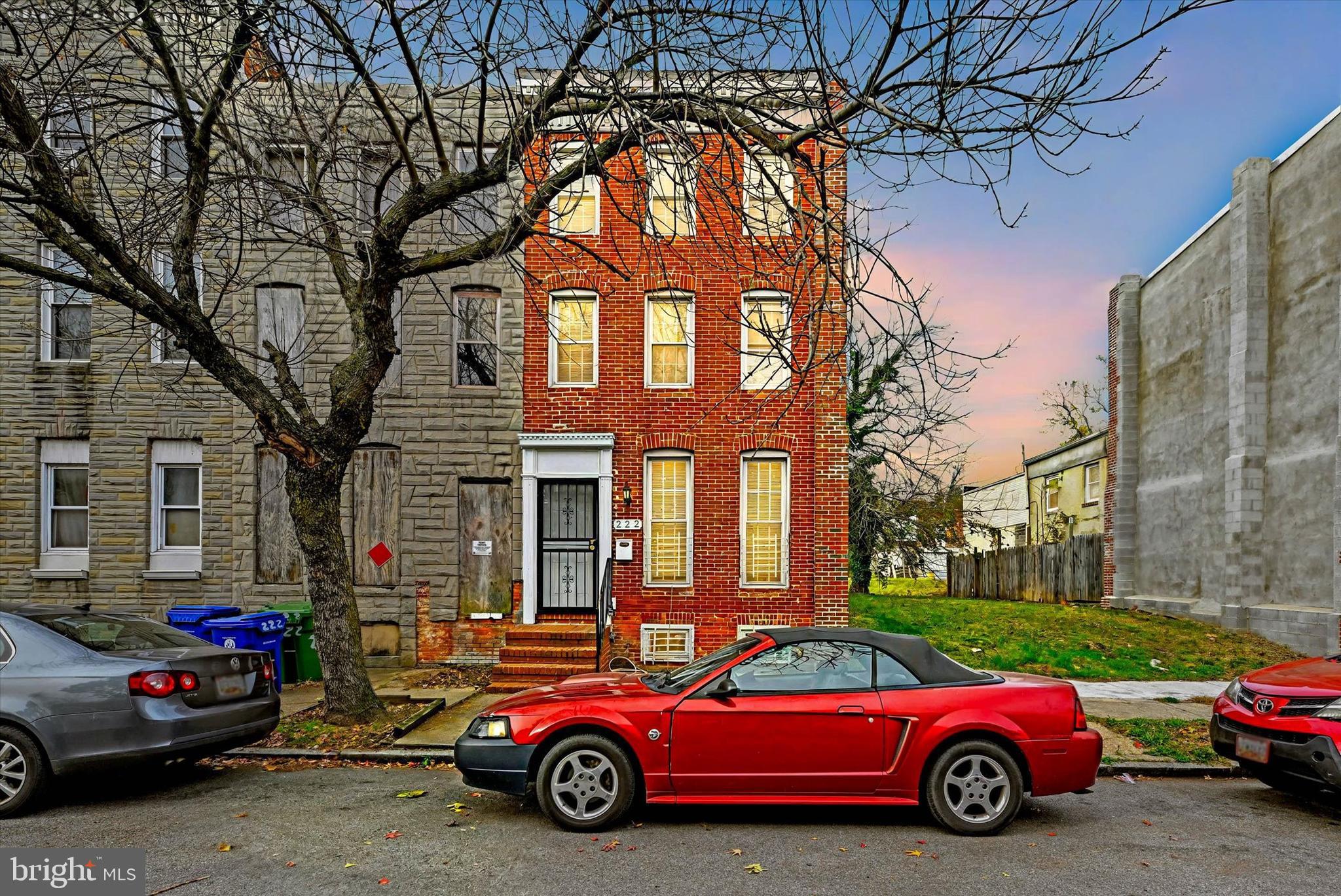 Priced to sell! 3 Story Townhouse located in the Union Square area of Baltimore City. Residents can enjoy the nearby attractions such as Carroll Park, Carroll Park Golf Course, University of Maryland Medical Center, Oriole Park at Camden Yards, Lexington Market, & M&T Bank Stadium. Property is Occupied. Easy Access to Major Traffic Artery Baltimore St.