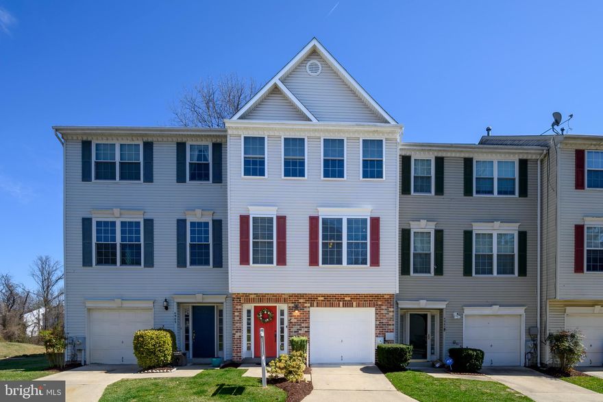 An immaculate & turn key home like this does not come to the market often - one fortunate Buyer is about to hit the jackpot! This garage townhome tucked away in Ellicott Park backs to the community pond & is incredibly convenient to Ellicott City & Columbia parks, trails, restaurants, shopping, & BWI airport. Three finished levels include: your very own garage (plus driveway); walkout lower level family room with access to full sized laundry; bright & sunny main level with generous island kitchen, & an expansive living/dining room with gas fireplace & access to the relaxing rear deck. The three upper level bedrooms have vaulted ceilings; the primary is thoughtfully situated in the back & includes a walk in closet & impressive remodeled ensuite bath. These updates will help you sleep well at night: deck refreshed with maintenance free boards 2024, replacement windows 2022, new roof 2021, furnace & water heater 2019, clothes dryer 2018, refrigerator 2017 & microwave 2015. This is a home that you will be proud to own!!