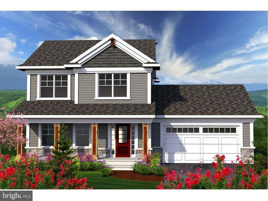 This is a speck home under construction now. Estimated completion mid-summer. 3 bedroom, 2.5 B colonial 1618 SF colonial with full basement. Nice size finished and painted 2 car garage with insulated door and opener. Kitchen to have Stainless steel appliances and granite counters. Laundry on bedroom level. Upgraded interior doors. Home offers covered front porch. Too many other upgrades to list.