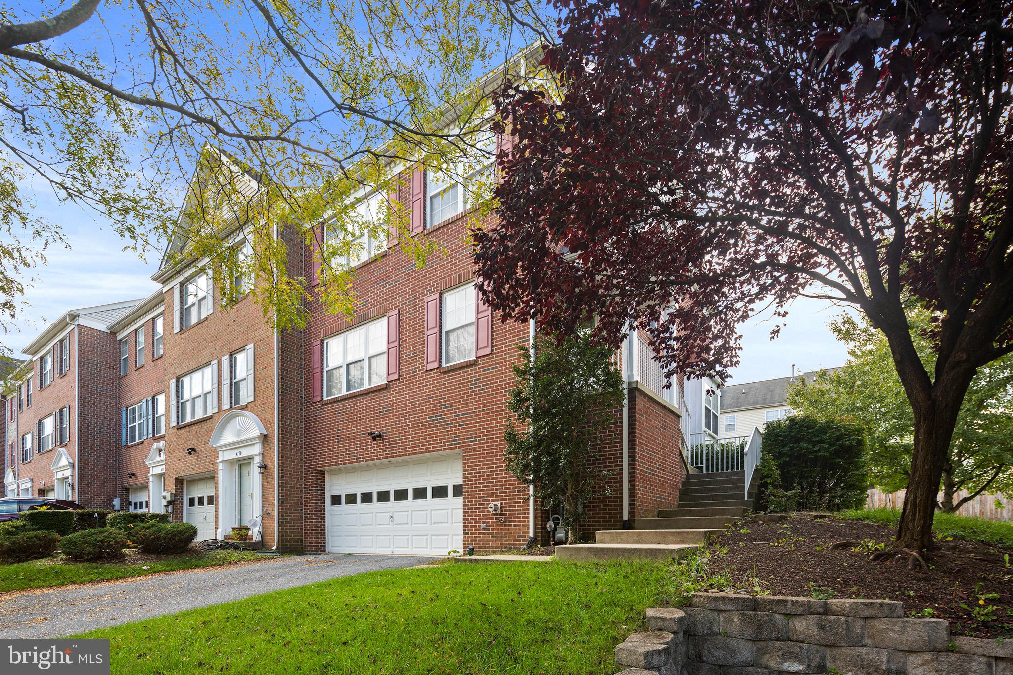 Rarely do opportunities like this come along – a remarkable end-of-group townhome with a coveted 2-car garage, nestled in the desirable Lyons Gate community in Owings Mills. This stunning townhome exudes brightness and space, featuring three fully finished levels adorned with recessed lighting and elegant crown molding throughout.
The main level sets the stage for both comfortable living and entertaining, seamlessly flowing from the inviting living room to the well-lit eat-in kitchen. The kitchen boasts an abundance of cabinets, an island perfect for quick bites, a pantry for all your culinary essentials, and modern gas cooking, all opening up to the dining area. For added convenience, there's a thoughtfully placed powder room on this level.
Ascending to the upper floor, you'll find the luxurious Primary suite, a true haven for relaxation. It showcases a vaulted ceiling, a spacious walk-in closet, and an ensuite bath with a double vanity, a rejuvenating jetted tub, and a glass-enclosed shower. Additionally, there are two more generously sized bedrooms, each equipped with ceiling fans, a well-appointed full bathroom, and a practical hallway laundry area complete with shelving.
The lower level offers versatility with its expansive family room, adorned with new luxury vinyl plank flooring. This space is perfect for creating a recreation or media room and even has a rough-in for an additional bathroom. Beyond, you'll discover a walk-out to the covered back patio and yard, ideal for outdoor enjoyment.
For those who appreciate outdoor living, the freshly painted deck off the dining room is a delightful spot to watch the sunset and host summer BBQs. Situated on a quiet cul-de-sac within a pedestrian-friendly community, this home is conveniently located near parks, shops, dining options, and a short drive to the Metro, 795, and 695.
Don't hesitate – schedule your tour today to make this exceptional townhome yours!