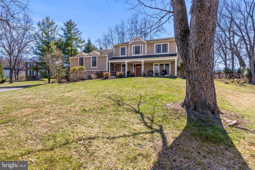 Exceptional 5-bedroom, 3.5-bath Colonial with a private home office in the highly sought-after Coldstream neighborhood, located within the award-winning Tredyffrin-Easttown School District. This home offers an abundance of living space designed for both everyday comfort and effortless entertaining, featuring a great room, family room, cozy den with built-ins and dry bar, and an oversized dining room that can accommodate 20+ guests with direct access to the rear patio. The show-stopping gourmet kitchen is the heart of the home, boasting a 9-foot island, Quartz countertops, a stylish blend of blue and white cabinetry, subway tile backsplash with decorative detail, and high-end appliances including a Wolf 6-burner gas cooktop, Wolf double ovens, and Sub-Zero refrigerator, plus a spacious eat-in area. The kitchen opens seamlessly to a vaulted family room with a brick fireplace and a bright great room, creating an ideal open-concept flow. Beautiful bamboo flooring runs throughout the main level and second-floor hallway. Upstairs, the primary suite offers vaulted ceilings, new carpeting, two walk-in closets, and an updated bath with dual vessel sinks and a separate shower area. Four additional bedrooms include one with an updated en-suite bath, while the remaining bedrooms share a renovated hall bath, along with a private second-floor office. The finished basement adds even more living space with a media area, bar, unique wine cellar feature, and ample storage. Outdoor living is equally impressive with a large covered front porch overlooking scenic Toad Hollow Farm and a private, tree-lined backyard featuring a stunning stone-walled patio—perfect for entertaining and enjoying seamless indoor-outdoor living. Ideally located just minutes from trains, major highways, shopping, and dining, this home offers the perfect blend of luxury, space, and convenience. Showings begin April 9th—don’t miss this special opportunity.