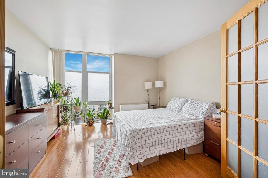 Welcome to River Park House Condominiums in Wynnefield Heights, where community meets modern living in this inviting and bright unit. This spacious 2-bedroom, 1-bathroom apartment offers 815 sq. ft. of sun soaked space in a great neighborhood. The bathroom was beautifully renovated recently, as well as the primary bedroom's floor was replaced. The unit has been well taken care of and is ready for the next family to make it home! 

Step outside your door and immerse yourself in the lush surroundings, with beautifully maintained common areas and a welcoming community atmosphere. Enjoy the convenience of an outdoor pool and fitness center right where you live! The security gate and management services ensure peace of mind.  With easy access to public services and amenities, everything you need is just a stone's throw away.