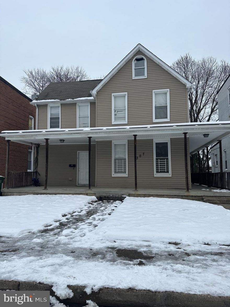 TURN KEY-    Tenant Occupied-  Showings on Friday, Saturdays and Sundays ONLY.   Wonderful LARGE house/Investment Property with 3 LEGAL units, All registered and All separte metered. All have lead certifications and licesens in place.  Great investment with long term tenats that want to say.  Entire building in good shape and shows well. All appliances convey AS-IS but all are working. Tenans pay all utilities except water and comon meter for outside lights.    Unit A is Long terms tenant in rear  pays 975.00 M to M.      Unit B in front pays 1050.00.  year lease.   Unit C upstairs pays  1000.00 M to M aslo very long term tenant.      Total rental income is   $ 3,025.00 plus 4 garages in rear of building are NOT rented at present but does contain  owner materials, owner may need to rent back garage space for a few months.