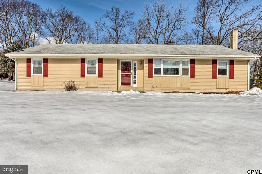 Ranch living at its best! Get your ?must have? list and start checking off the features! Large, country kitchen, den w/ fireplace that can be used as a formal dining room, 24 ? x 13? living room on a 1/2 acre flat lot w/ shed in a quiet neighborhood. The fully finished basement includes a family/game room, a potential 4th bedroom, a storage room, and a large laundry w/ additional storage room. Qualifies for 100% USDA financing!