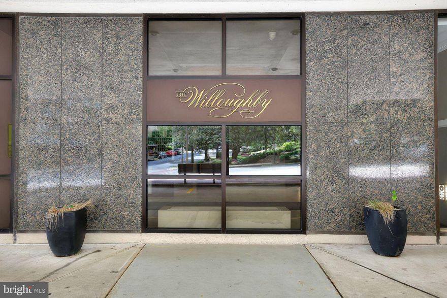 Welcome to The Willoughby in Friendship Heights!
This bright and efficient junior 1-bedroom offers 495 sq ft of comfortable living in one of Chevy Chase’s most sought-after full-service buildings. Perched on the 22nd floor, the home enjoys abundant natural light and a flexible open layout—ideal as a first home, pied-à-terre, or investment.

The unit features all-new flooring, a stainless steel 5-burner stove with grill, a refreshed bathroom with newer tile and vanity, and optional parking for rent.

Building amenities include 24/7 concierge service, rooftop pool and sun deck, fitness center, on-site convenience store, library, party room, and an in-house restaurant. A complimentary shuttle makes shopping and commuting effortless.

Unbeatable location: just steps to Friendship Heights Metro, Whole Foods, Amazon Fresh, Bloomingdale’s, and a wide array of dining and retail options—you’ll enjoy the very best of city living right at your doorstep.