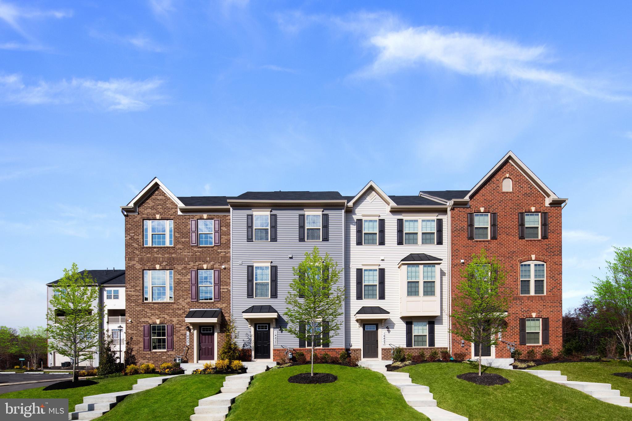THE "MOZART ATTIC" AT TIMOTHY BRANCH TOWNHOMES LOCATED IN BRANDYWINE, MARYLAND. Welcome to the best value townhome community in Prince George's County. Offering the sought-after three levels full/partial brick front Mozart Attic with a two-car garage, four bedrooms, three full bathrooms, one-half bathroom, stainless appliances, granite/quartz countertops, LVP flooring, finished recreation room, optional fourth level, and more.
Located right off Route 301 and near Route 5, you're close to the Capital Beltway too. Get in while there is still time. The homes are going fast! Great location with lots of extras & amenities! Other floorplans and homesites are available. The photos shown are representative only.
