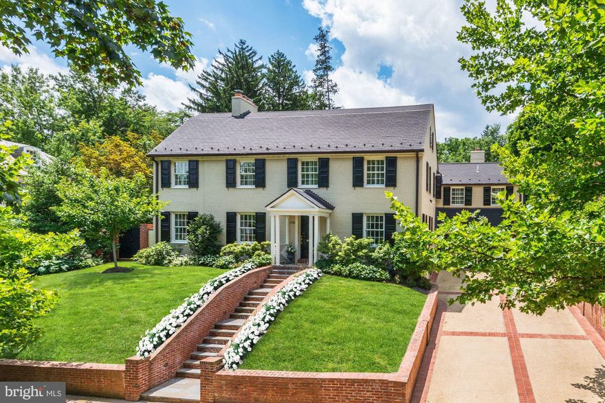 Under Contract but still OPEN HOUSE SUNDAY (4/15) 1-3PM! 1930s Colonial in perfect Foxhall location moments to Georgetown! Nearly 7,000 SF on 4-levels has GORGEOUS built-ins, gleaming HWs, & designer touches thru-out. CHEF'S DREAM KITCHEN w/ prof. appliances. SIX Bedroom Suites include MBR w/ FP, Marble Ba, huge Terrace, & totally customized closets. PRIVATE rear garden w/ Fountain, FP, & BBQ!
