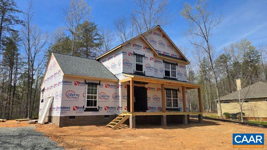 Reap the benefits of Resort Living at Shenandoah Crossing! Amenities include a 60 acre lake with fishing and boating facilities, pool, fitness center, hiking trails, tennis, basketball, and volleyball courts with access to the resort general store. The Montego features a First Floor Primary Suite w/ Vaulted Ceiling, Siding Upgrades, Wide Window Trim instead of Shutters, Stainless Appliance package, Pull Down Attic Stairs for Extra Storage, 10' X 12' Rear Deck, open Kitchen Layout w/ upgraded cabinets, Granite Counters, large Island, Dining Nook, Laminate Floors. Completion estimated late summer. Up to $7,500 in closing costs available. Ask for details! Interior photos & virtual tour are a similar completed home with options that may not be planned for this location.