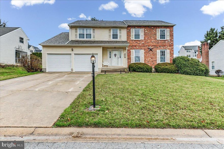 Very. nice colonial in Smith Mill Farms is ready for a new owner! Situated in the middle of this small community, this home has been meticulously loved and maintained by its long time sellers. Enter into a freshly painted home with neutral colors, the formal living room and dining room have decorative moldings  and newer flooring. The eat in kitchen has a center island, brand new stove, built in microwave, dishwasher, and breakfast area. It adjoins the family room with brand new carpet, brick woodburning fireplace and sliders to a brand new deck (2026)! What a nice back yard with a storage shed and seasonal plantings! First floor laundry room and half bath! The second floor has a primary suite, with renovated primary bathroom, walk in closet, new lighting fixtures, new carpet and paint! There are 3 additional bedrooms, all good sized, and again all with brand new ceiling fans, fresh paint and new carpet.  The hall bath was also recently renovated. Other mentionable amenities include a new roof (2024), replacement windows and doors, pull down stairs to an attic, a 2 car garage, updated lighting and fixtures throughout. There is a  full, unfinished basement for storage and utilities! This is a just a lovely home, in move in condition,  in a great spot! Close to Rt 7, local shopping, public transportation, minutes to I95 and Christiana Mall Complex.