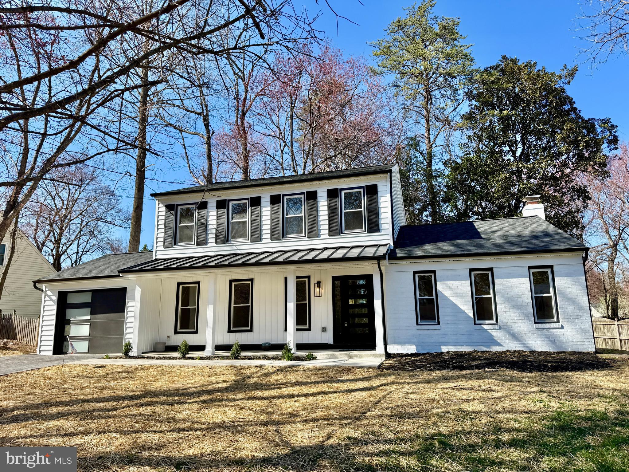 Welcome to Atwell Road, ideally located near Falls Road, I-270 and Montrose Road! This fully renovated home features a brand new Gourmet Kitchen with island, skylight, and breakfast area open to the family room with fireplace. The main level provides a versatile Den or Office, a half bath, and newly opened floorplan with recessed lighting and modern! Three Large Bedrooms, primary has its own bath, all bath with newly tiled Finishes and upgraded fixtures! Fully Finished basement with Rec Room, 3rd custom tiled full bath, and laundry closet. Inviting covered front Porch with designer front door. Rear patio for entertaining complemented by a wooded backyard for privacy! Garage door, thermostat and Refrigerator are wifi ready! New: Roofing, gutters, windows & doors, Heating and Cooling, wiring, plumbing, mechanicals, appliances, flooring, garage door, drywall, moldings, and of course freshly painted neutral throughout! Attached, one car garage and newly expanded two car driveway! Home warranty available.