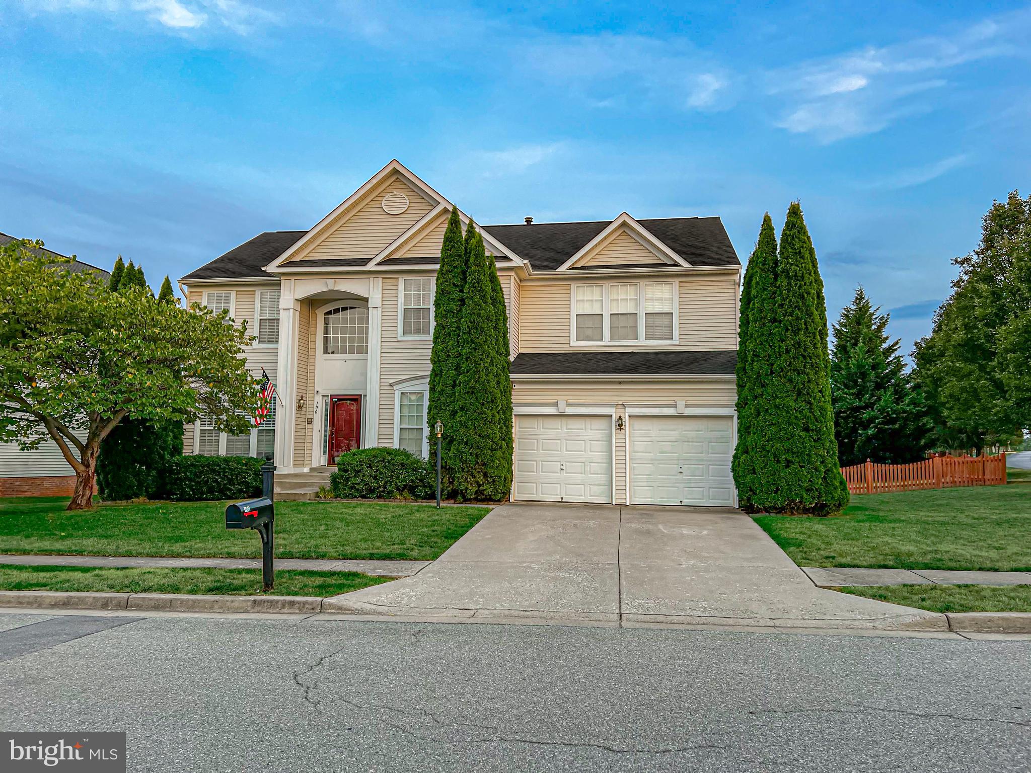 This immaculate 4 bedroom and 3 1/2 half bath home colonial in The Gallery is in a convenient location close to everything including the interstate perfect for commuters. Situated on a corner, fenced lot the deck and patio are perfect for entertaining. Hardwood floors, crown molding, spacious kitchen, formal dining room and living room, a spacious family room with a gas fireplace and an office complete the main level. Upstairs the primary bedroom is huge with a two sided fireplace, a separate sitting area and a very large walk in closet. Laundry is on the bedroom level for convenience. The lower level is finished with a large living area, storage area and another full bath. The lower level also offers a separate theatre room with the sellers conveying the projection system. Make your appointment now. This home is one of a kind.
Professional pictures coming