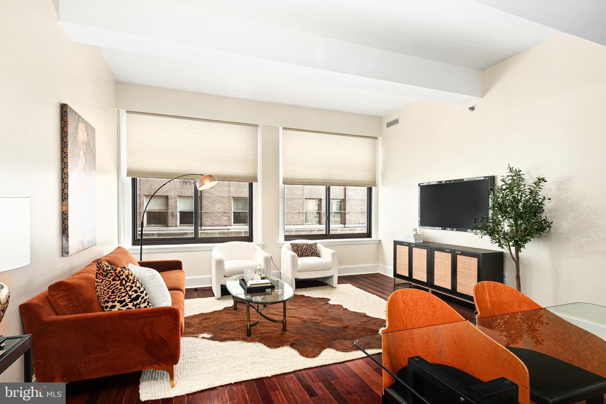 Nestled just steps from the iconic Rittenhouse Square Park, this stunning one-bedroom, one-bathroom condominium residence offers the perfect blend of luxury and convenience in one of Philadelphia’s most sought-after neighborhoods. At almost 900 square feet this larger layout boasts 10-foot ceilings, gleaming hardwood floors, and oversized windows which exudes natural light and modern elegance. The chef-inspired kitchen features premium stainless steel appliances and sleek Kohler fixtures, ensuring both style and functionality. Residents enjoy access to an array of top-notch amenities, including a state-of-the-art fitness center, community room, bike storage and the convenience of 24-hour concierge and maintenance services. With unparalleled proximity to world-class dining, shopping, cultural attractions, and transportation, this condo is the ultimate urban retreat.
